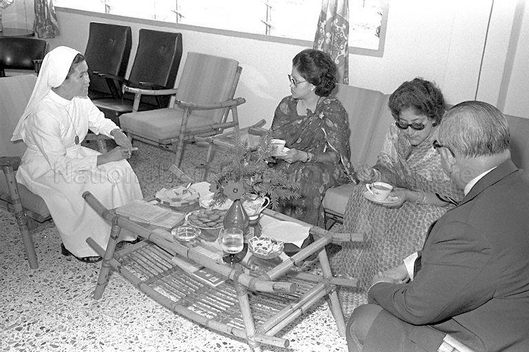 Queen Aishwarya Of Nepal And Princess Sharada Shah Right