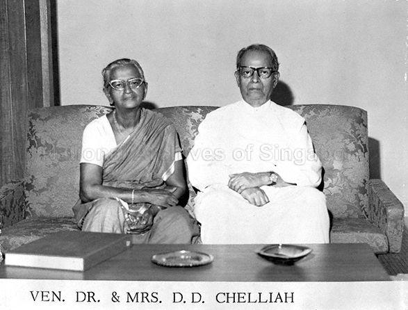 Dr D D Chelliah's outstanding contributions to education include the re-opening of St Andrew's School after the Japanese surrender in September 1945 and the starting of St Andrew's Continuation School for over-aged boys.
