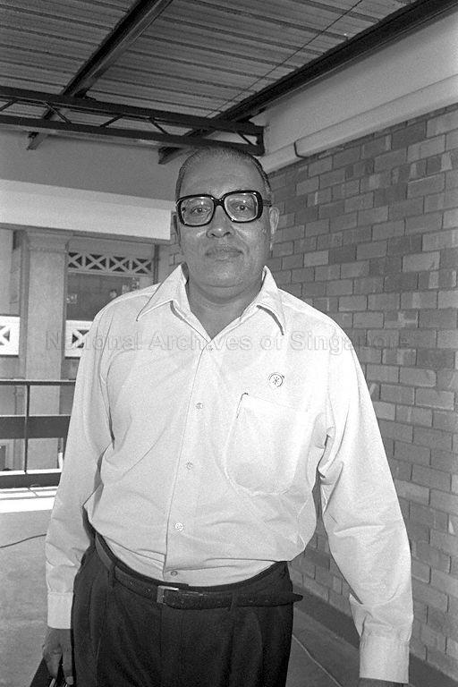 United People's Front (UPF) general secretary Harbans Singh arriving at the nomination centre at Victoria School to file his papers