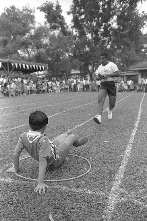 The "scouts' race" being played at Singapore Association for