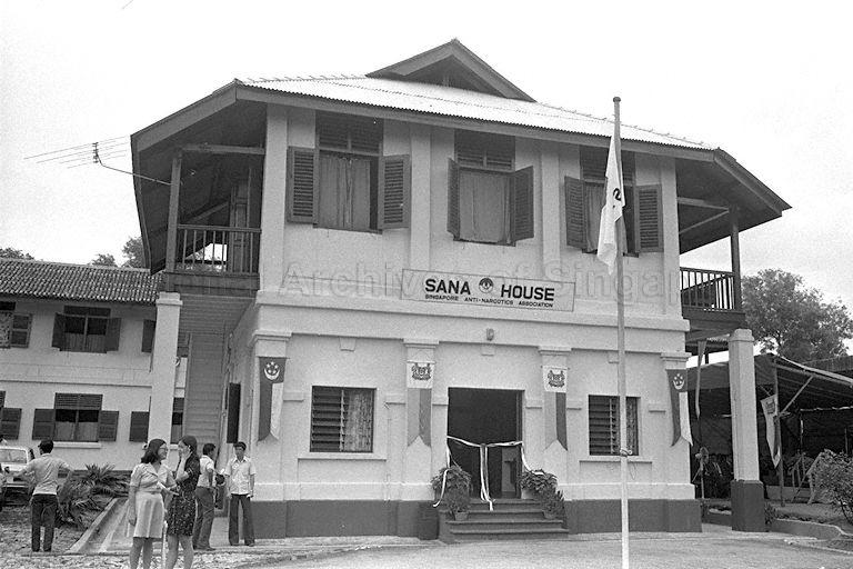 SANA (Singapore Anti-Narcotics Association) House, the halfway house to help rehabilitate drug addicts, located at junction of Balestier Road and Serangoon Road