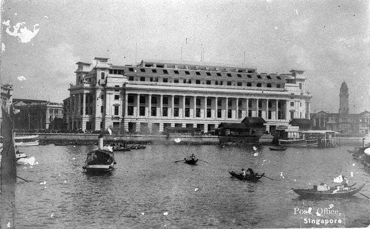 Fullerton Building which houses the General Post Office by the Singapore waterfront
