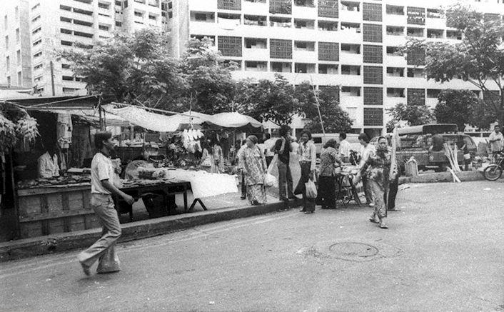 Shoppers at Geylang Serai market during the Ramadan or Islamic fasting month