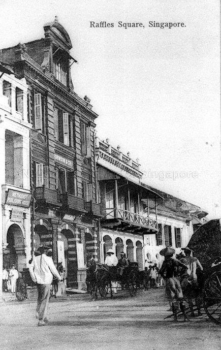 Commercial Square, or Raffles Place as it is later known, in Singapore