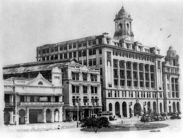 The new Union Building, erected in 1924 and renamed in 1965 as Maritime House, at Collyer Quay