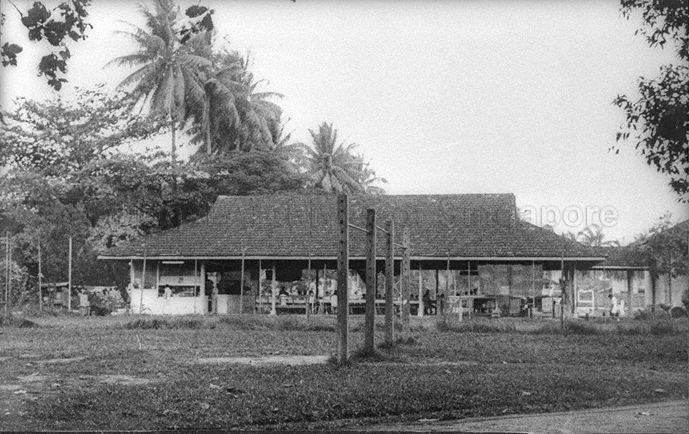 Raffles Institution - View of school tuckshop, built in 1888