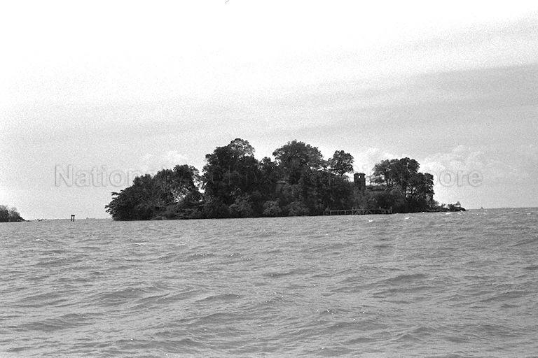 Pulau Tekong -- View of nearby Pulau Sejahat Besar
