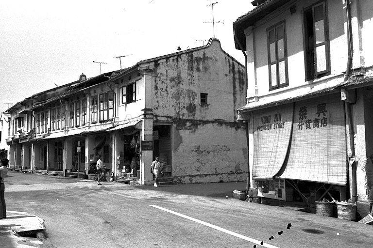 Shophouses at Spottiswoode Park Road Number 1 to 9 (at the junction of Spottiswoode Park Road and Everton Road).