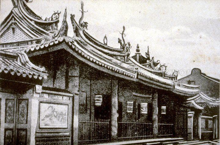 Thian Hock Keng temple at Telok Ayer Street. Built between 1839 to 1842, it is Singapore's oldest Chinese temple and was gazetted as a national monument on 28 June 1973.