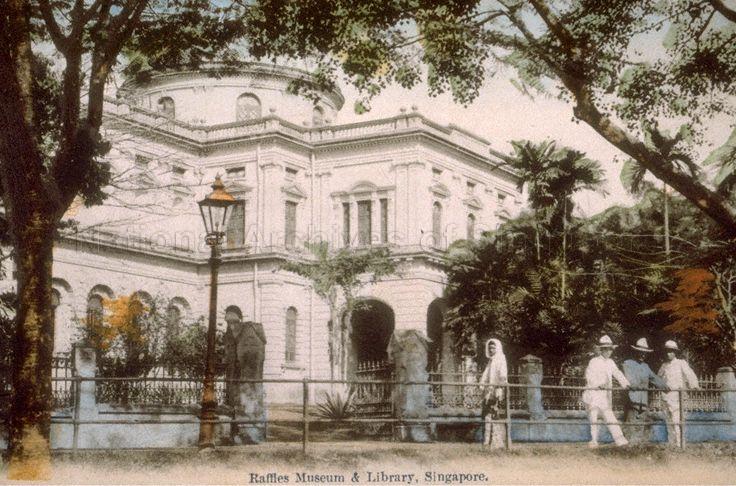 The Raffles Museum and Library (now known as National Museum of Singapore) at Stamford Road