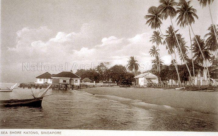 View of beach along Tanjong Katong, on the east coast of Singapore