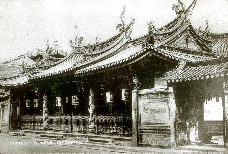 Thian Hock Keng temple at Telok Ayer Street, Singapore. Built between 1839 to 1842, it is Singapore's oldest Chinese temple and was gazetted as a national monument on 28 June 1973.