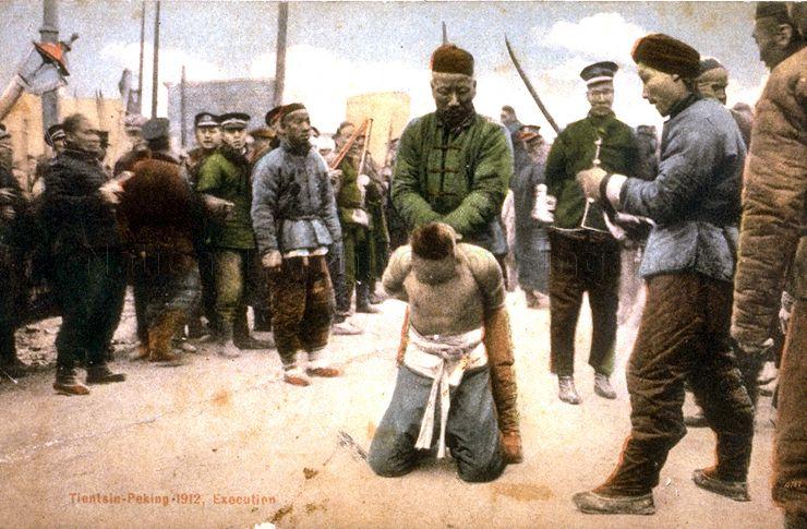 Tianjin-Beijing execution in 1912