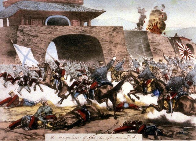 Occupation of Kaiping (China) by the Japanese forces after they attacked the Russian army stationed there during the Russo-Japanese War between 6 and 9 July 1904.
