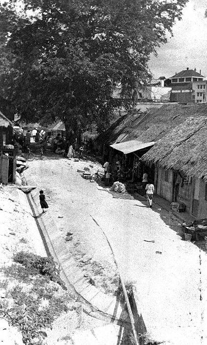 A kampong (village) at Alexandra Road, Singapore