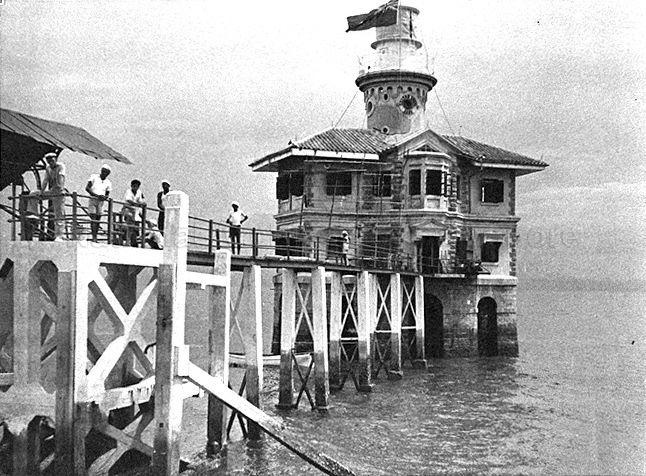View of Sultan Shoal Lighthouse, built in 1895