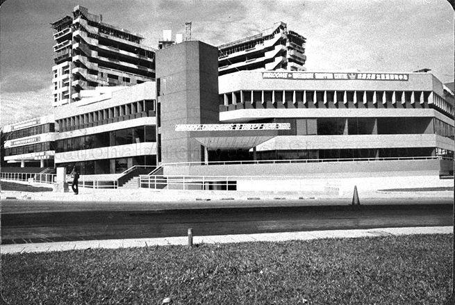 View of Queensway Shopping Centre located at the junction of Queensway and Alexandra Road