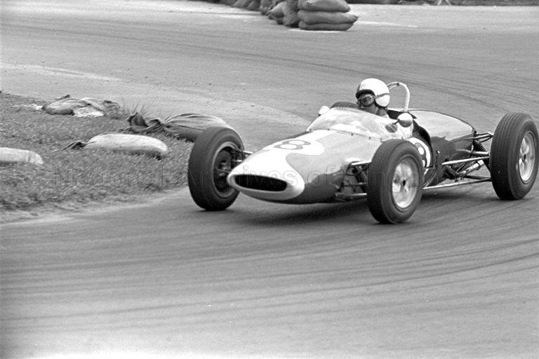 Lee Han Seng driving a Brabham during Singapore Grand Prix 1966 held at Thomson Road circuit