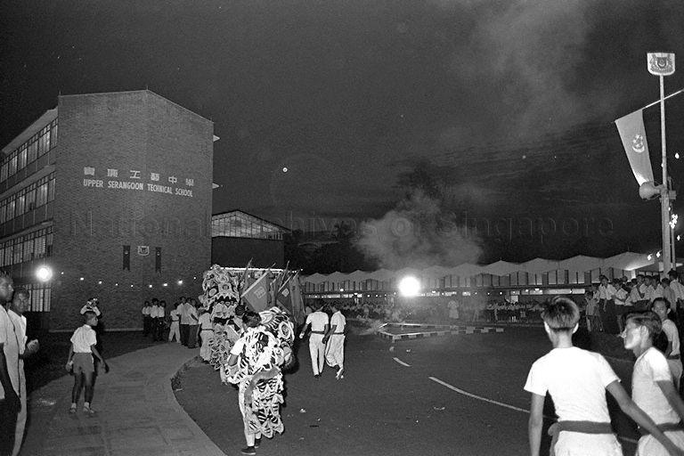 View of Upper Serangoon Technical School at Upper Serangoon Road during its official opening.