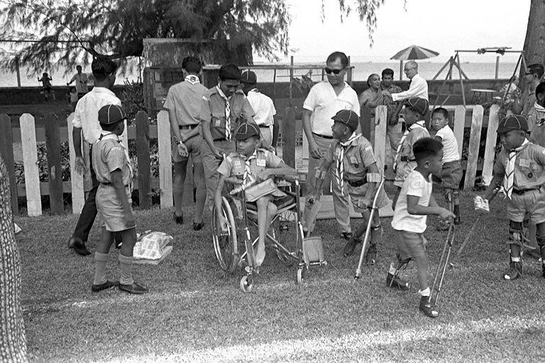 5th annual sports meet of Singapore Red Cross Crippled Children's Home at Nicoll Drive.