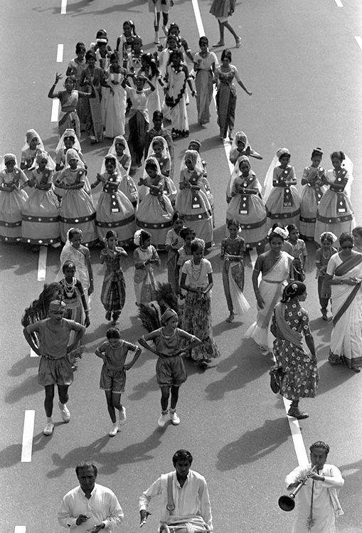 National Day Parade 1967 Rehearsal at the Padang
