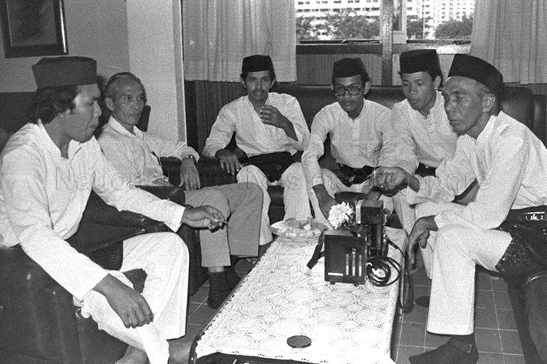 Members of Al-Muttaqin Mosque in Ang Mo Kio gathering at its opening