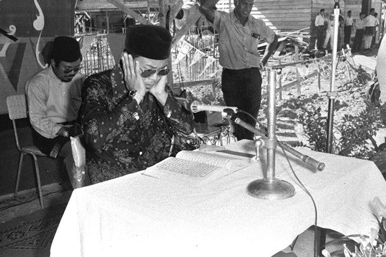 "Quran" reading at ground-breaking ceremony for the $2 million Al-Muttaqin Mosque in Ang Mo Kio