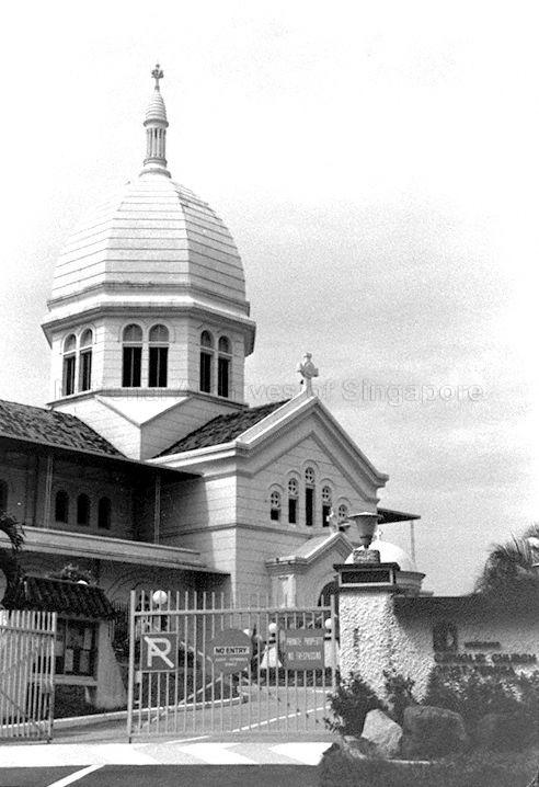 Church of St Teresa at Kampong Bahru Road; photograph taken during training course for members of Registered Tourist Guides Association of Singapore