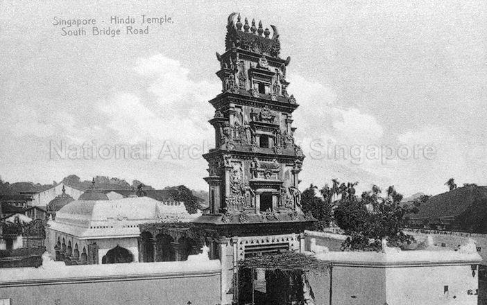 Sri Mariamman Temple at 244 South Bridge Road. It was built in 1827 and it is now the oldest Hindu temple in Singapore.
