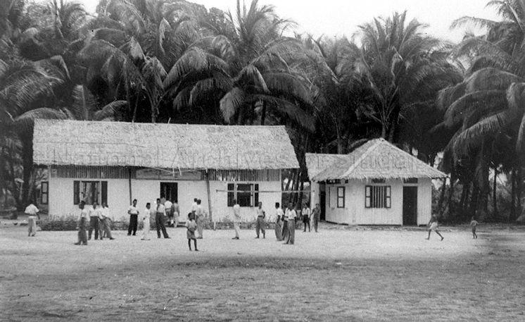 View of members outside Pulau Sudong Malay Fishermen's General Purpose Co-operative Society Limited