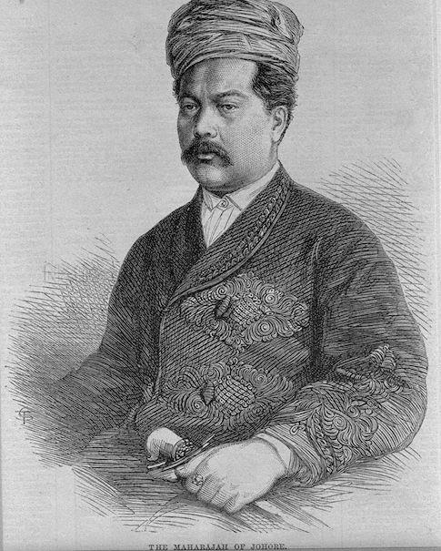 Portrait of Temenggong Abu Bakar of Johore
