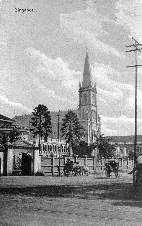 Convent of the Holy Infant Jesus (CHIJ) was a girls' school established at Victoria Street in 1854 by French Catholic nuns. The Gothic chapel was completed in 1903 and consecrated on 11 June 1904. The complex underwent extensive restoration works and reopened again in 1996 as CHIJMES.