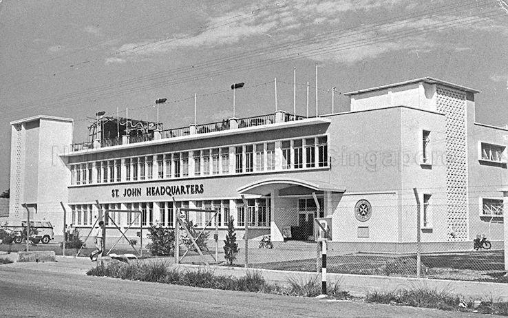 St John Headquarters at 420 Beach Road, Singapore. It was officially opened by Yang di-Pertuan Negara of Singapore, Yusof Ishak, on 24 June 1960.