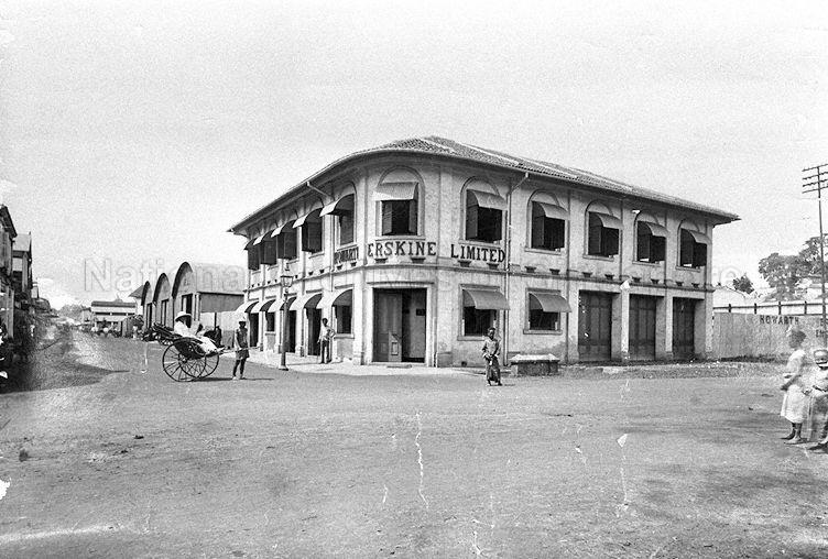 Howarth Erskine Limited, Singapore. Founded in 1875, Howarth Erskine was an engineering firm that specialized in the design and construction of iron and steel structures. The company merged with another engineering firm, Riley Hargreaves and Company, in 1912 to form United Engineers Limited.