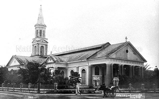 Cathedral of the Good Shepherd at Queen Street. Completed in 1847, the church was elevated to the status of cathedral in 1888.