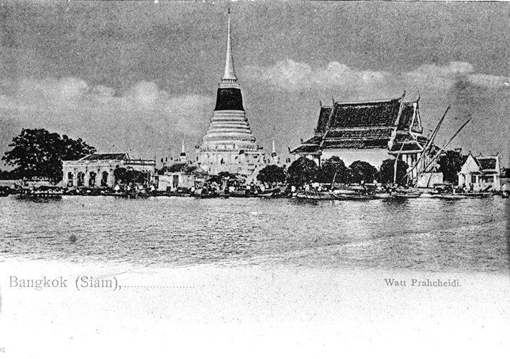 Phra Samut Chedi, popularly known as Phra Chedi Klang Nam, is a symbol of Samut Prakan province in Thailand (formerly Siam)