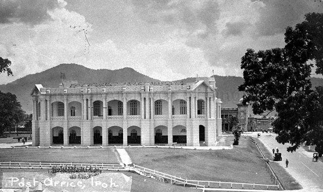 The Town Hall of Ipoh, Perak. The building also housed the Ipoh Post Office.