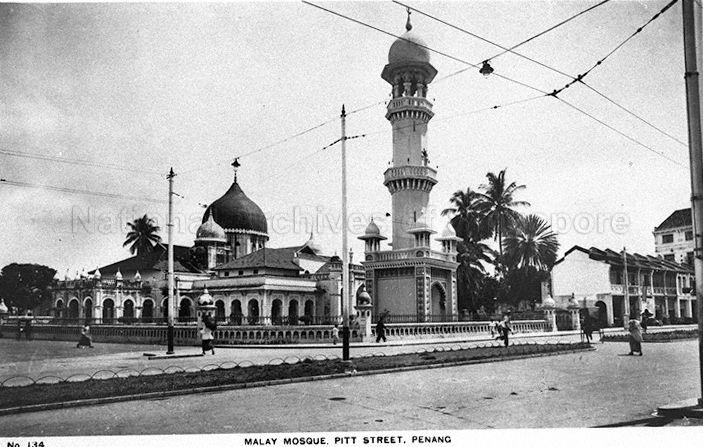 Kapitan Kling (Keling) Mosque at Pitt Street, Penang.