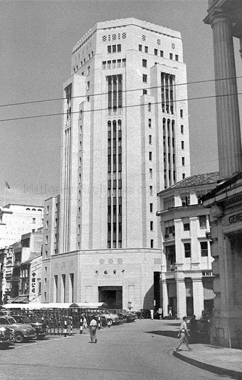 Bank of China Building at the junction of Battery Road and Flint Street, Singapore