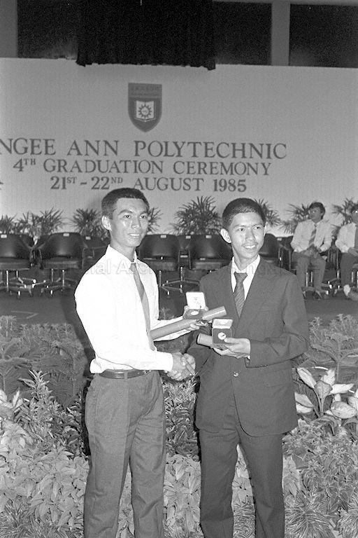 Attendees at the 4th Ngee Ann Polytechnic graduation