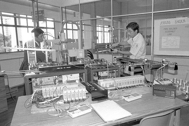 Practical lessons at Japan-Singapore Technical Institute at Jalan Bukit Merah