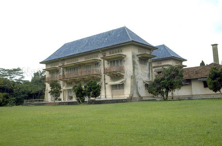 Istana Woodneuk at Tyersall Park, an area bounded by Holland Road and Tyersall Avenue