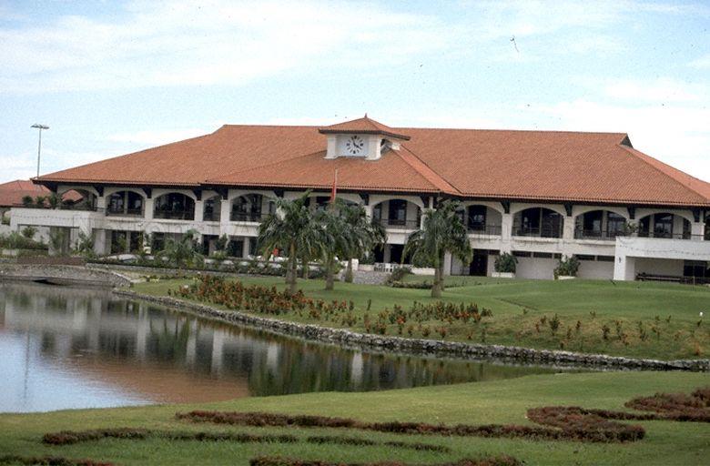 Clubhouse of Tanah Merah Country Club which is located just off East Coast Parkway and close to Singapore Changi Airport