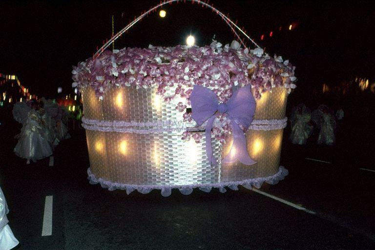 Performance by Singapore Soka Association during the first night-time Chingay parade at Orchard Road