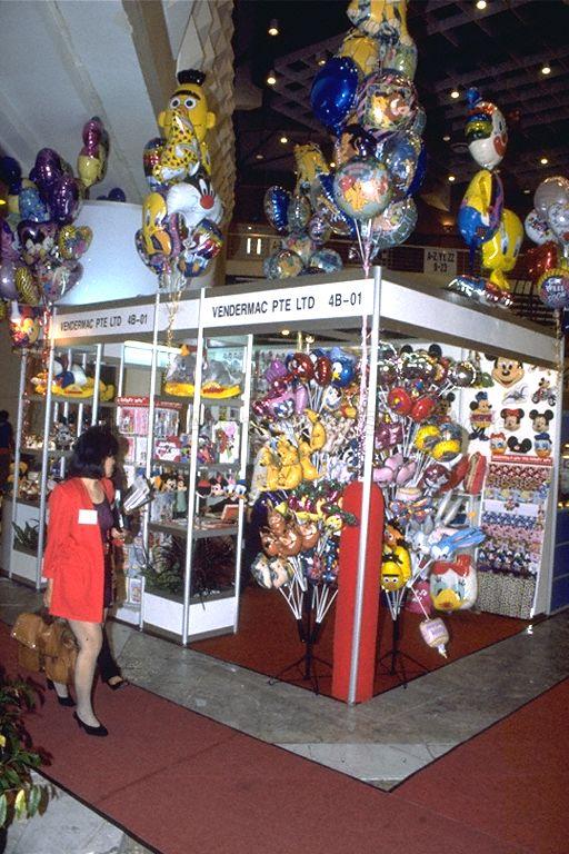 Vendermac Pte Ltd exhibition booth at Asian International Gift Fair 1994 at World Trade Centre, 1 Maritime Square
