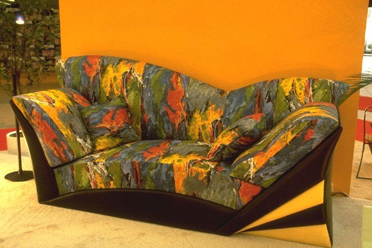 Sofa on display at International Furniture Fair Singapore 1994/11th Association of Southeast Asian Nations (ASEAN) Furniture Show at Expo Gateway, World Trade Centre, 1 Maritime Square. Minister of State for Trade and Industry and Minister of State for Labour Goh Chee Wee is guest-of-honour at the fair's opening.