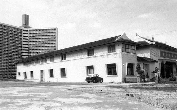 Side view of a temple branch of Seu Teck Sean Tong