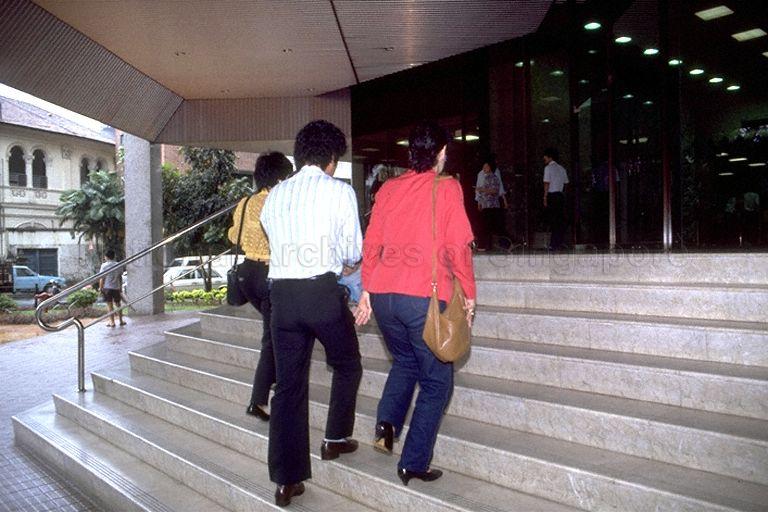 Post Office Savings Bank (POSB) Headquarters at Bras Basah Road and Queen Street junction