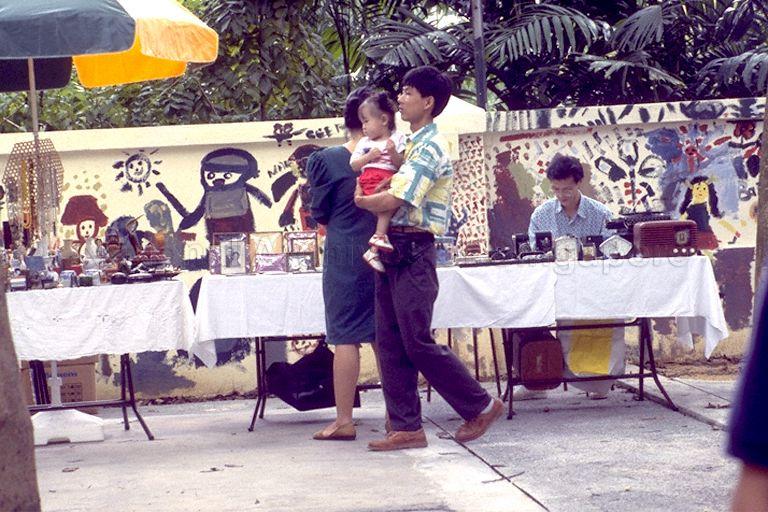 Outdoor market at The Substation, 45 Armenian Street
