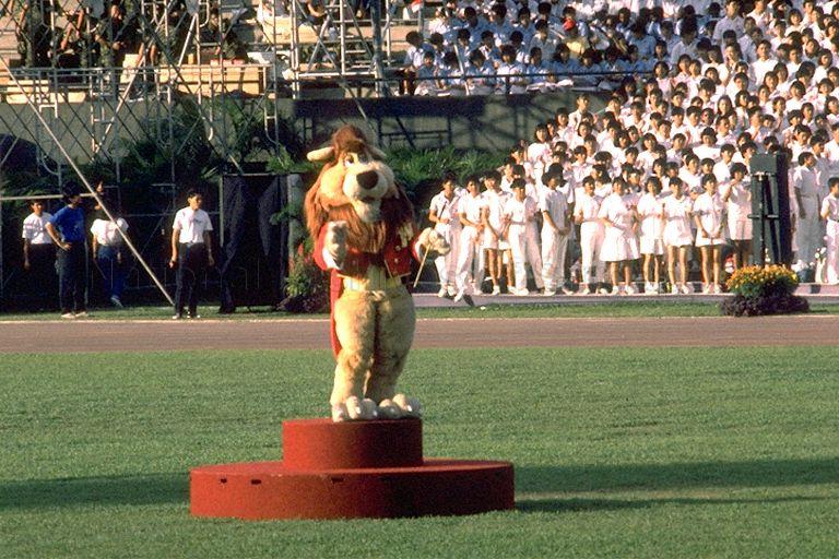 National Day Parade 1988 at National Stadium -- Mascot